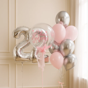Набор шаров "Нежность с цифрами"
