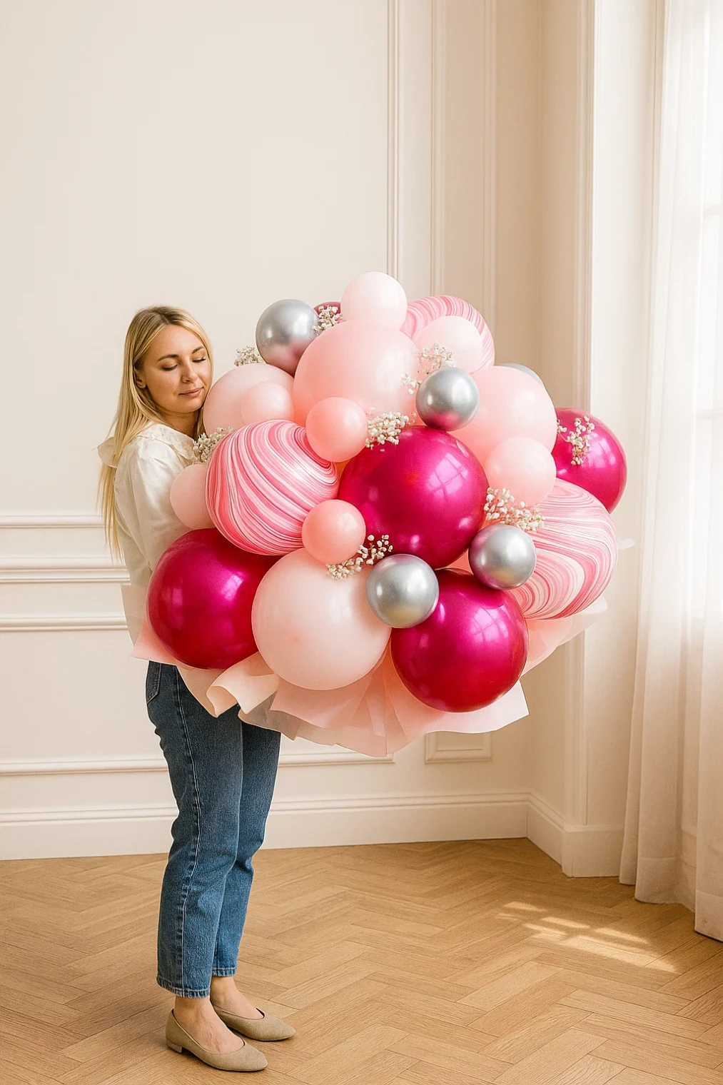 Букет из шаров "Happy" Букет из шаров "Happy"