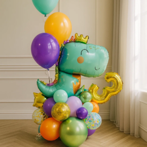 Шары из фольги "Дино"