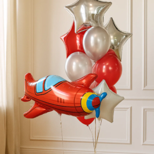 Набор шаров "Самолет летит поздравить"