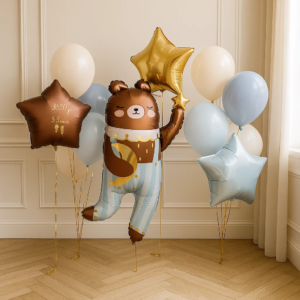 Набор шаров "Волшебный мишка в штанишках"