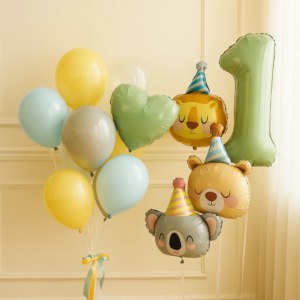 Набор шаров детский "Со зверятами"