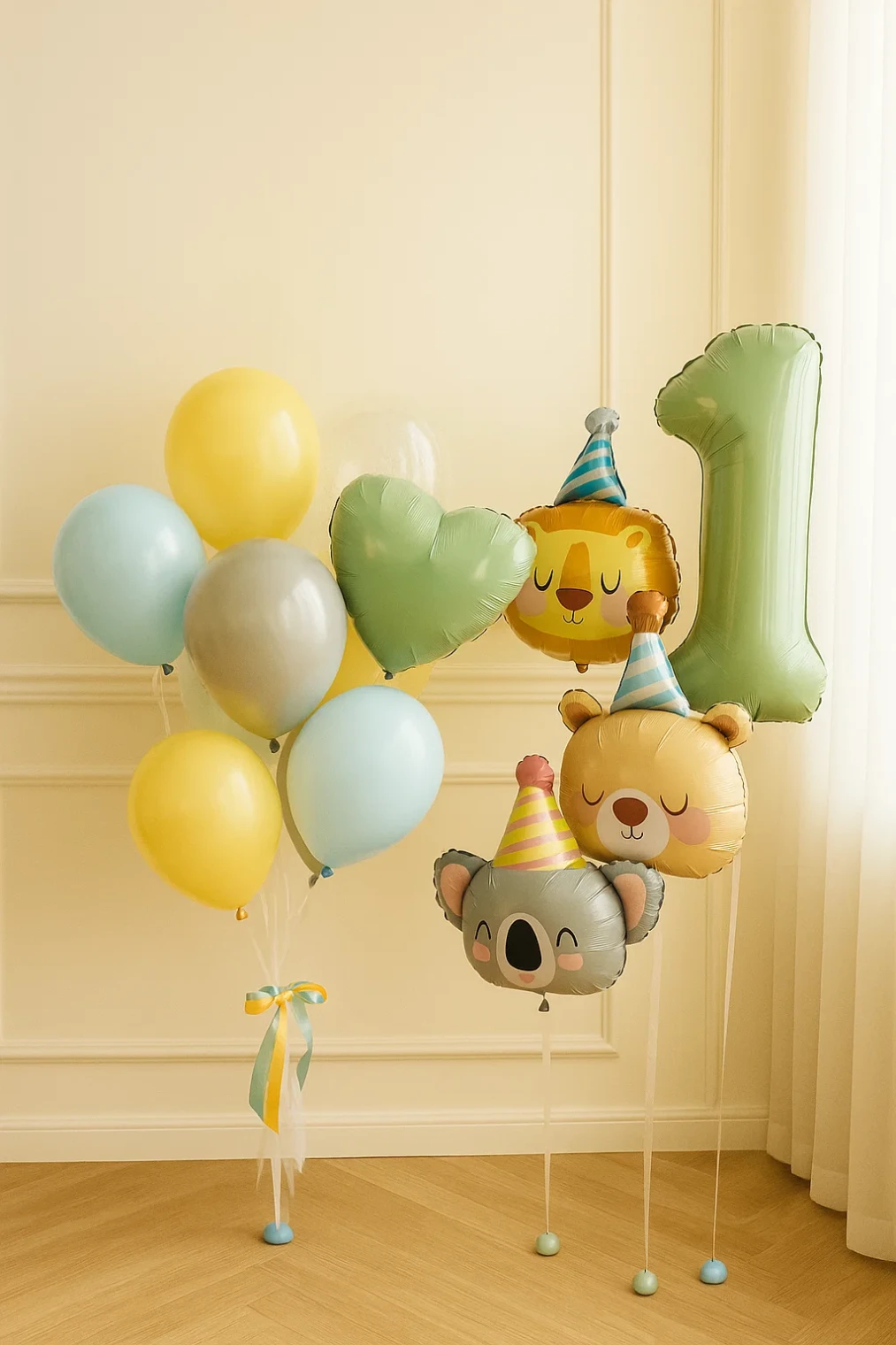 Набор шаров детский "Со зверятами" Набор шаров детский "Со зверятами"