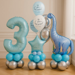 Шары детские "Трио" фото 2