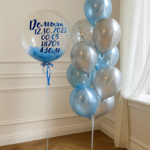 Набор на выписку "Голубой шик"