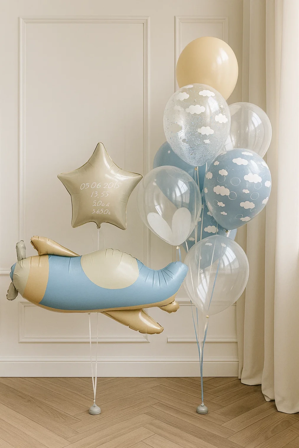 Набор на выписку "С самолетом" Набор на выписку "С самолетом"