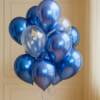 Фонтан из шаров "Синий хром"