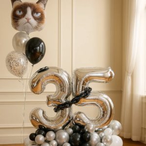 Набор шаров "Недовольные коты"