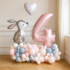 Пакет шаров "С зайкой на подставке"