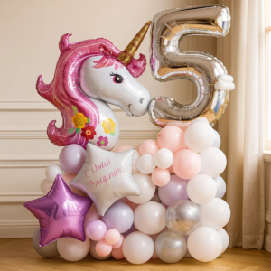 Шары "Нежный единорог" фото 1