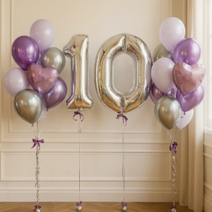 Набор шаров "Сиреневая вспышка"