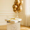 Коробка из шаров "С золотом"