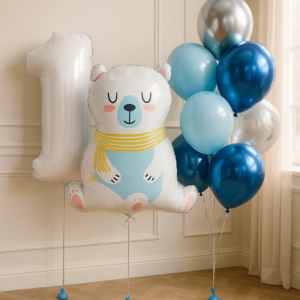 Набор шаров "С мишкой"