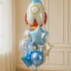 Фонтан из шаров "С ракетой"