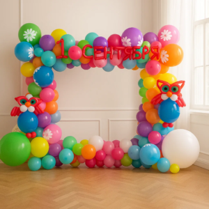 Фоторамка из шаров "День Знаний" 2 на 2,5 м