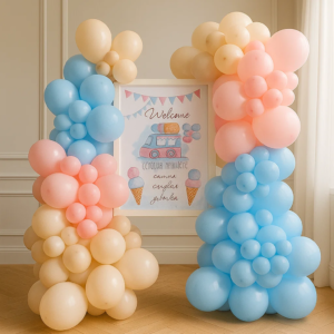 Гендерный мольберт с шарами