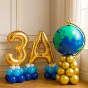 Набор шаров "С глобусом" фото 2