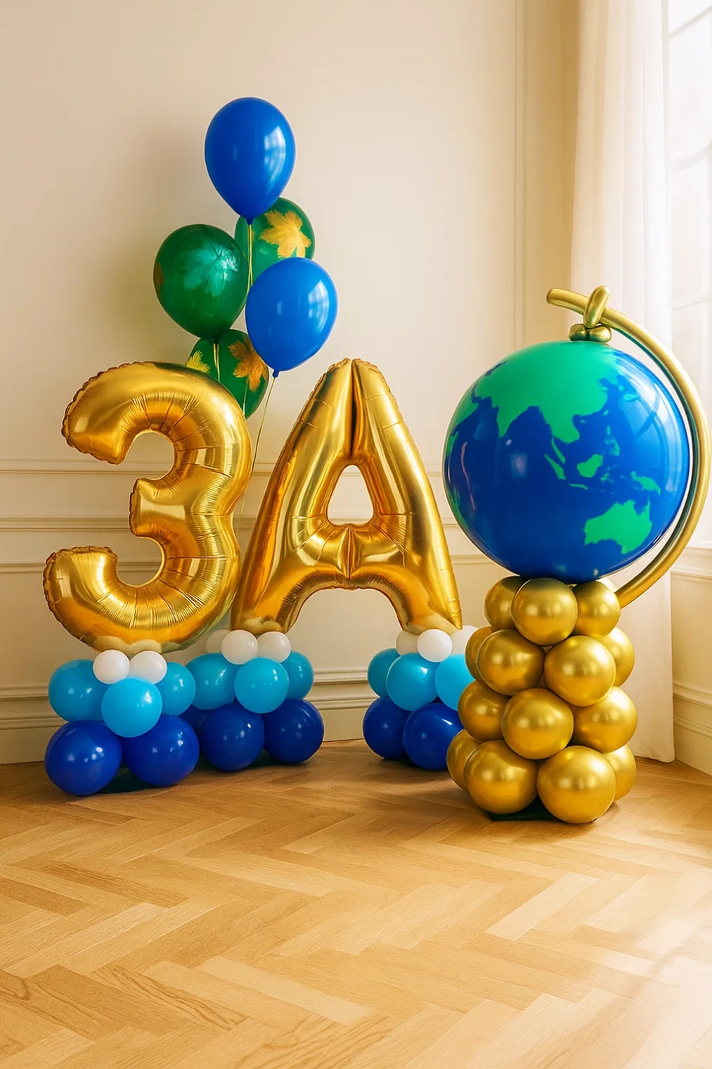 Набор шаров "С глобусом" Набор шаров "С глобусом"