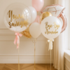 Шары "Розовый девичник и Bubbles"