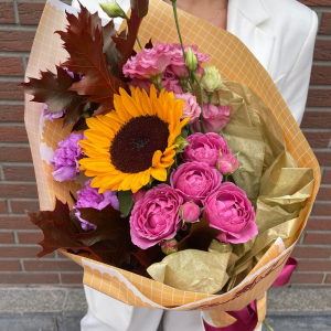 Букет к 1 сентября Яркая осень фото 2