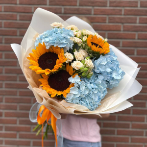 Букет цветов Солнечный фото 1