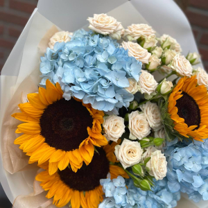 Букет цветов Солнечный фото 3