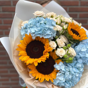Букет цветов Солнечный фото 4