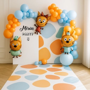 Фотозона "Вечеринка в стиле 3 кота"