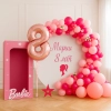 Фотозона из шаров в стиле "Barbie"