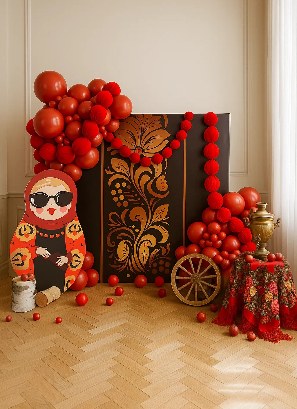 Фотозона в стиле _Russin матрешка_ Фотозона в стиле "Russin матрешка"