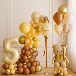 Набор шаров Поздравление от Мишки