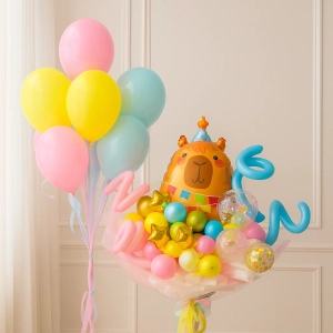 Набор шаров Праздник с капибарой