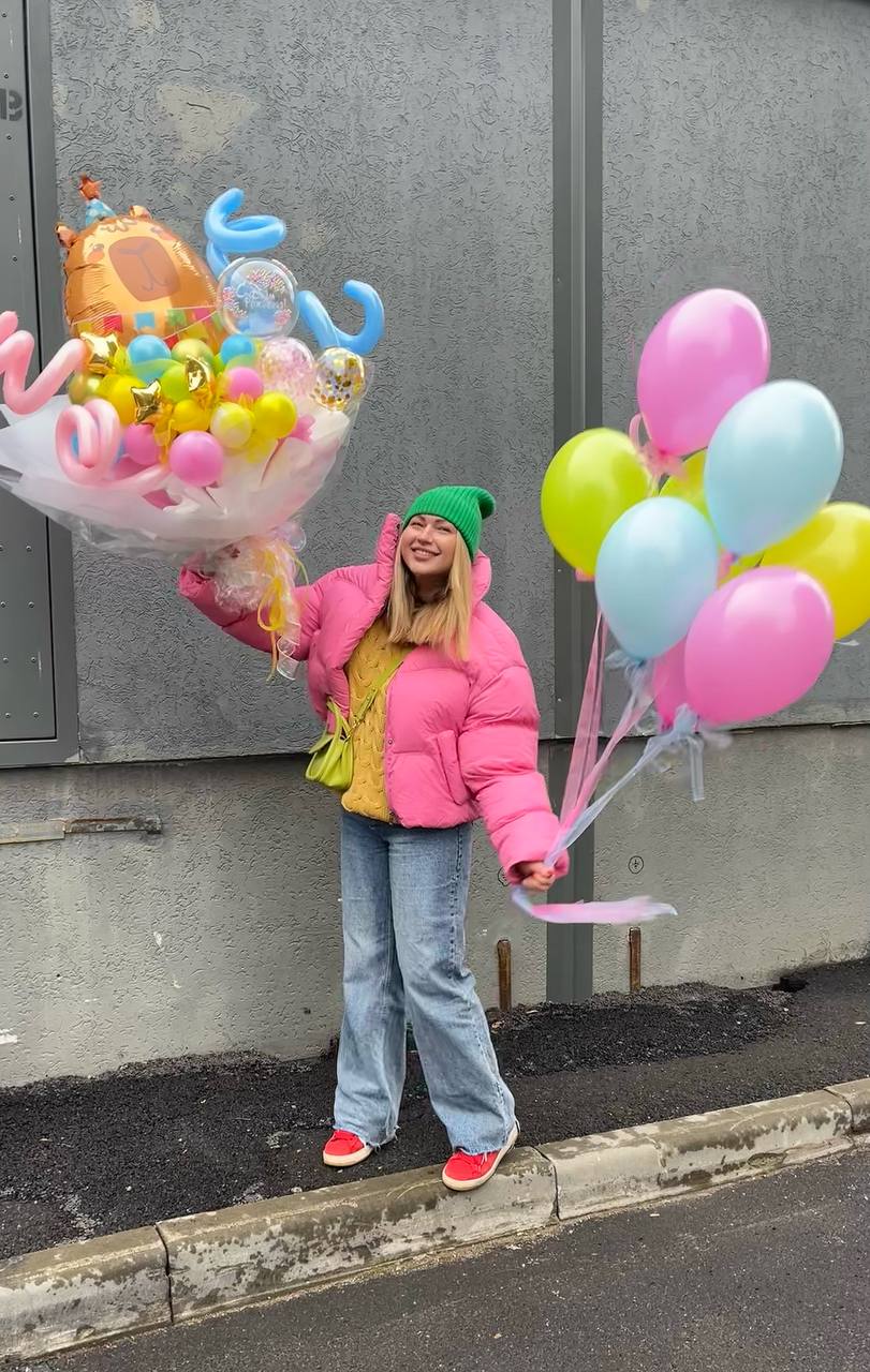 Набор шаров Праздник с капибарой фото 5 Набор шаров Праздник с капибарой фото 6