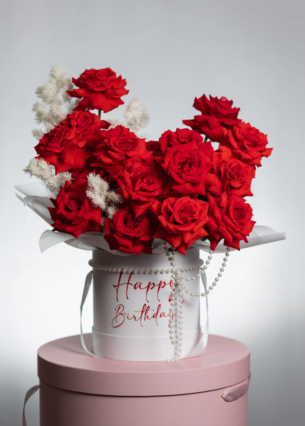 Шляпная коробка с розами фото 1 Шляпная коробка с розами фото 1