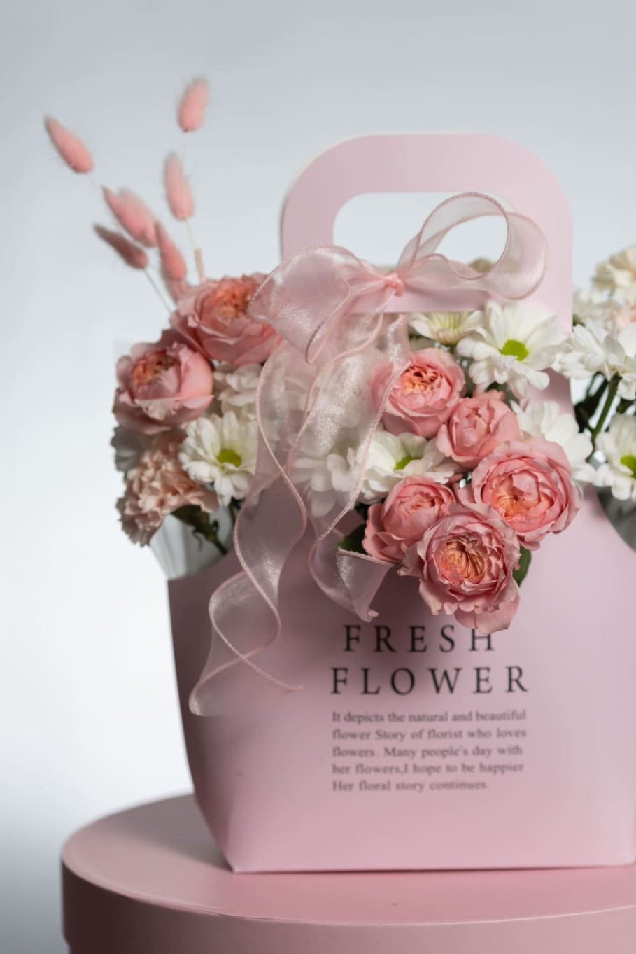 Сумочка с розой Джульетта и хризантемой фото 4 Сумочка с розой Джульетта и хризантемой фото 4