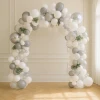 Арка из шаров Белоснежная