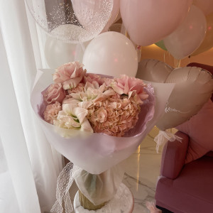 Букет с гортензией Самой родной фото 2