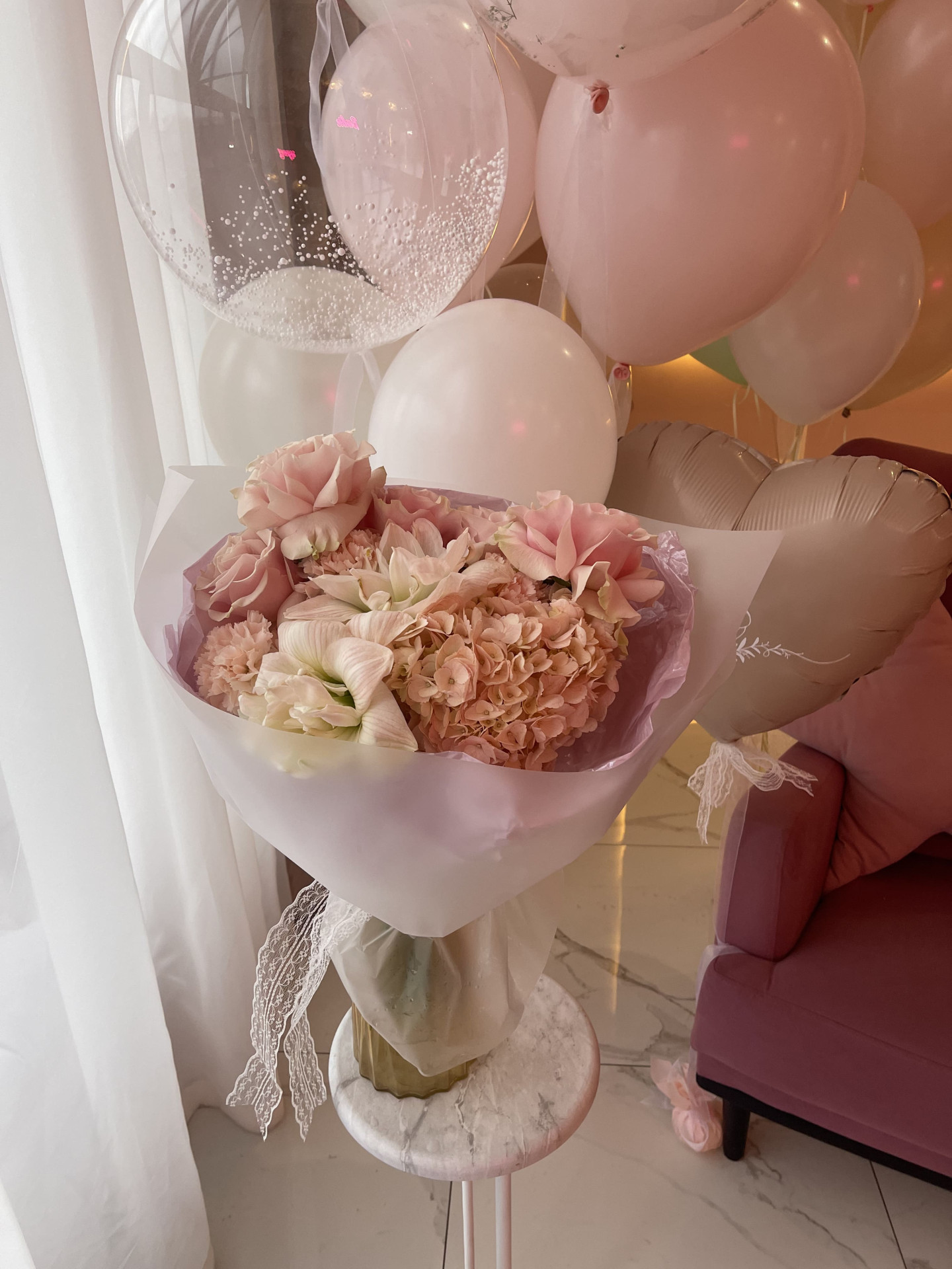 Букет с гортензией Самой родной Букет с гортензией Самой родной фото 2