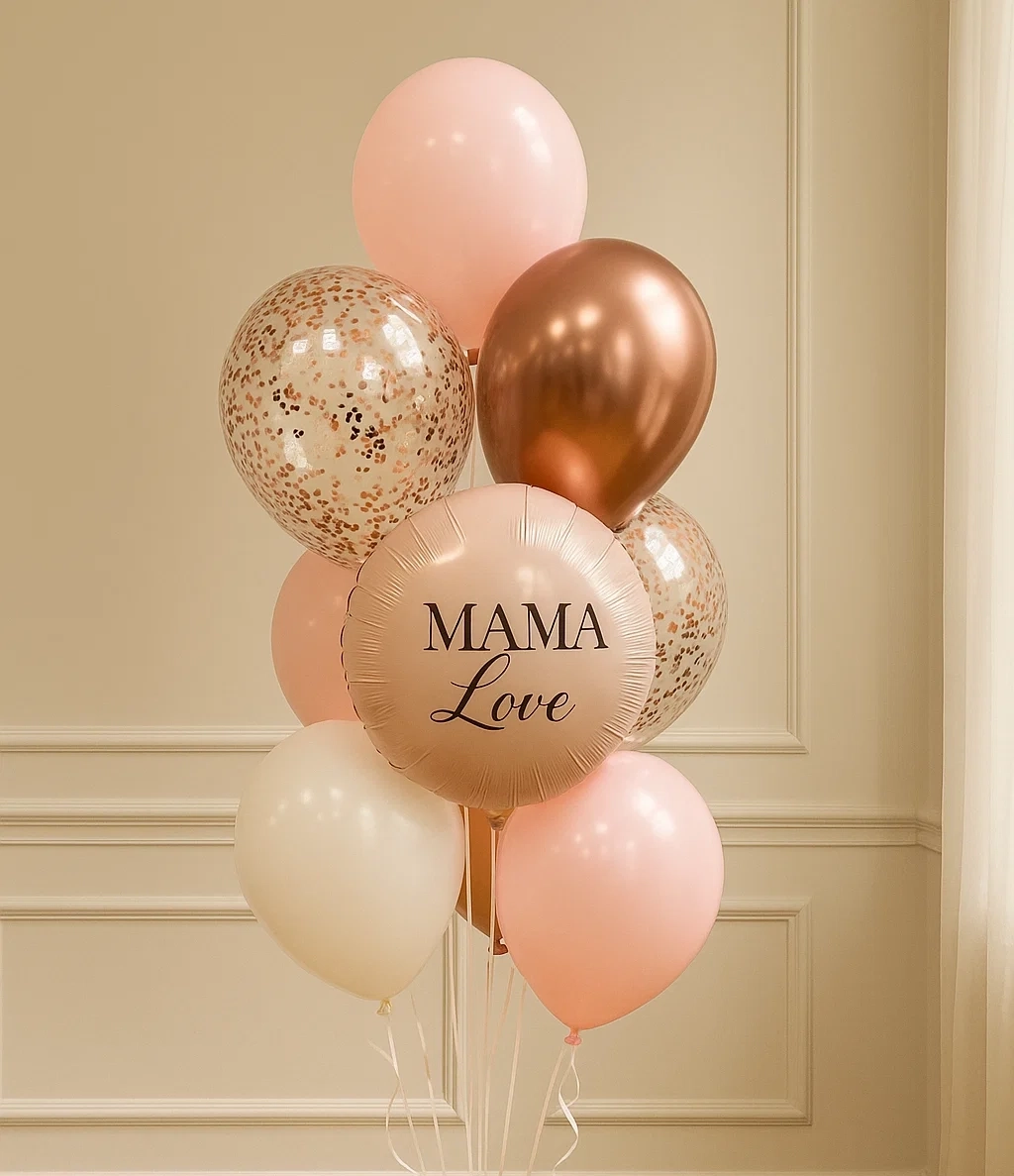 Фонтан из шаров Мама love Фонтан из шаров Мама love