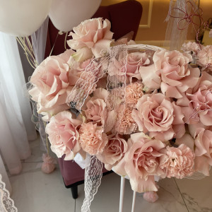 Корзина французских роз фото 3