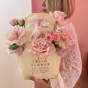 Сумочка цветов Розовая мечта