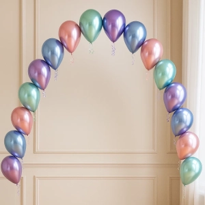 Цепочка из шаров хром ассорти