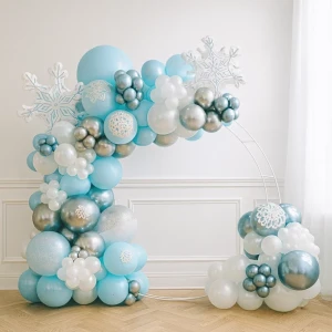 Фотозона из шаров Новогодняя сказка