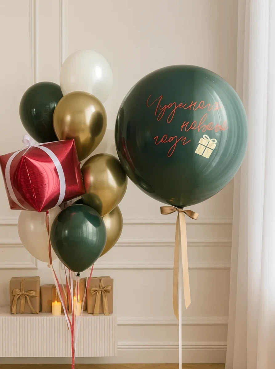 Набор шаров Чудесного Нового года Набор шаров "Чудесного Нового года"
