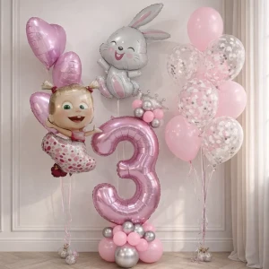 Набор шаров День рождение с Машей