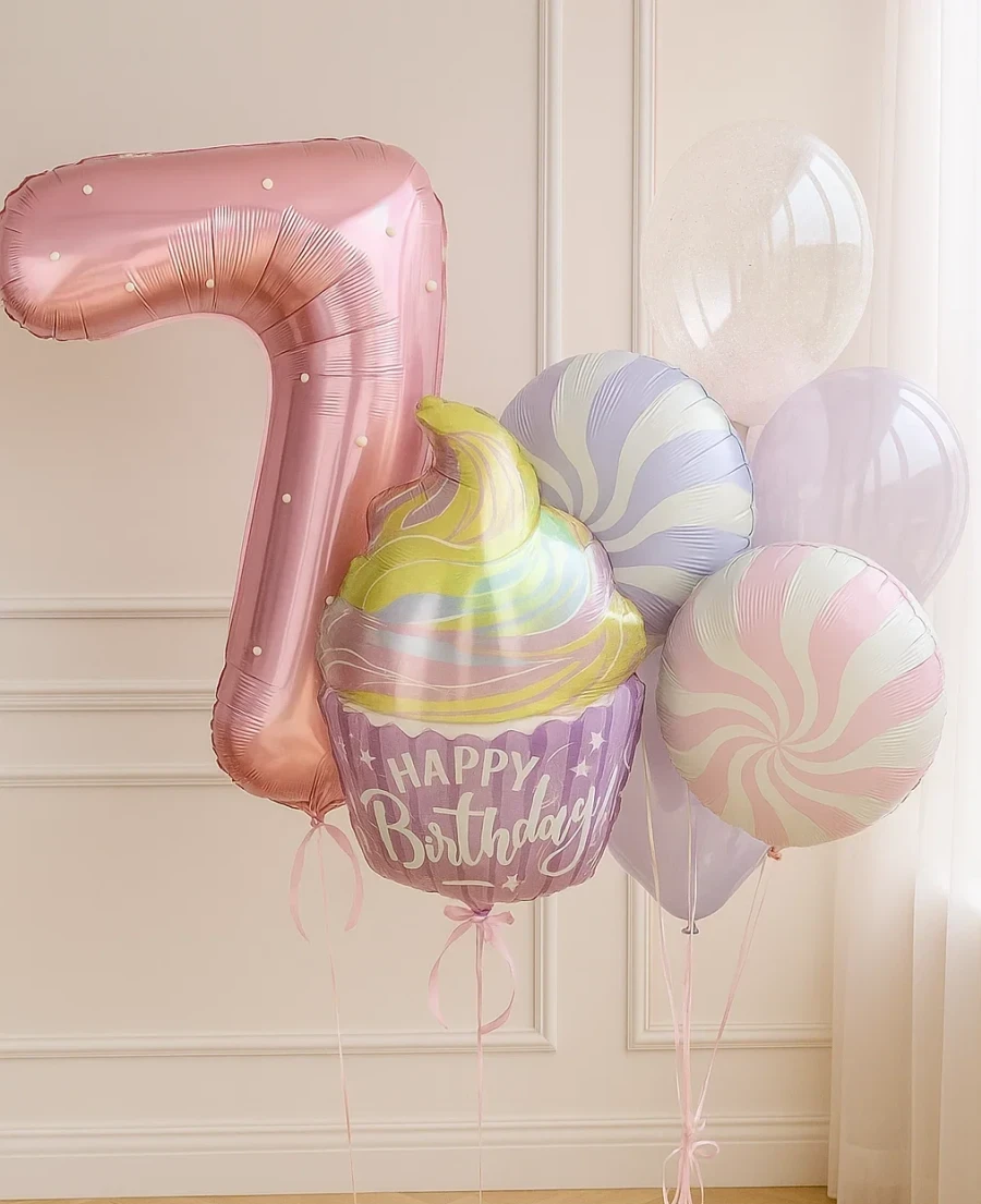 Набор шаров Сладкого дня рождения Набор шаров Сладкого дня рождения