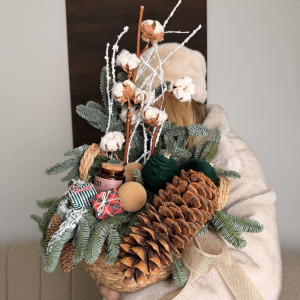 Новогодняя корзина Уютного Нового года фото 2
