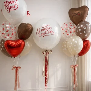 Набор шаров к 14 февраля Я тебя люблю