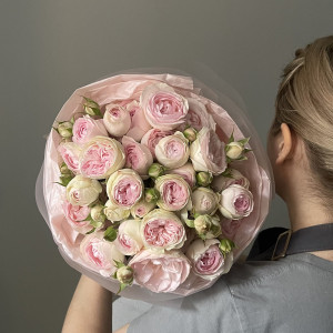 Букет из 7 кустовых роз фото 2