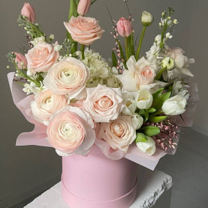 Шляпная коробка Нежность для девушки